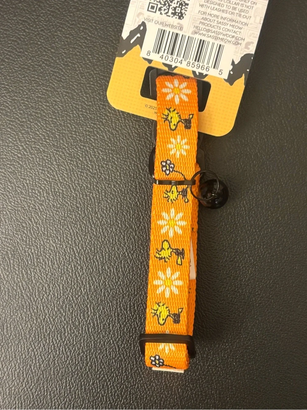 Peanuts Breakaway Pet Collar With Bell